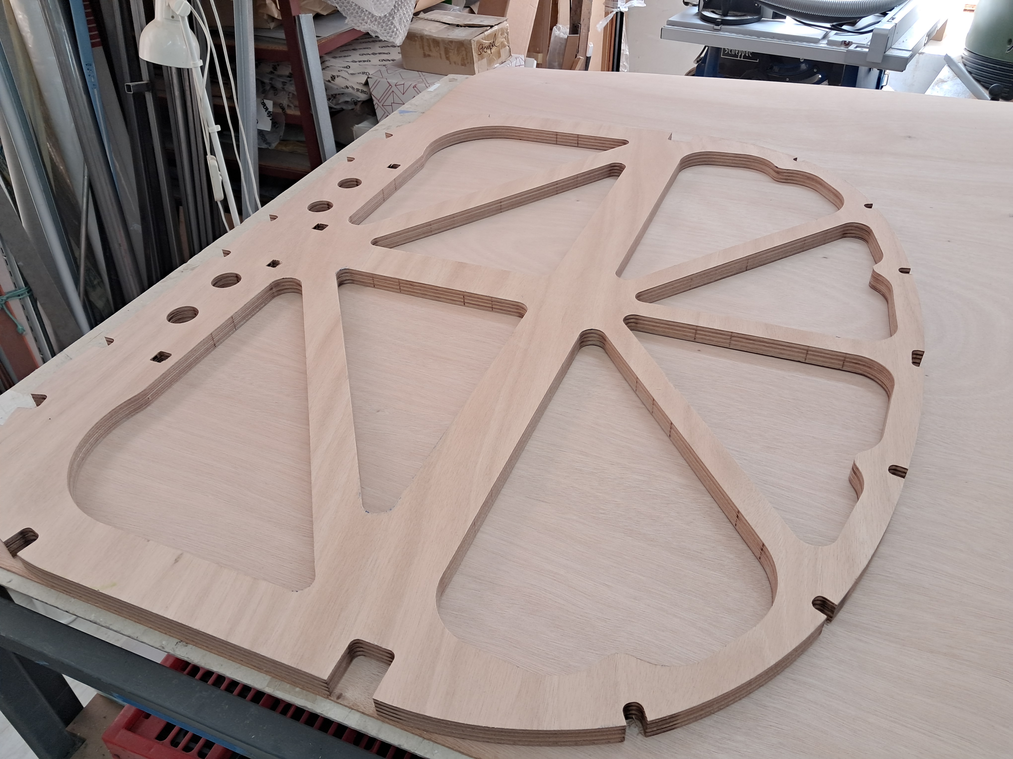 Preparing the first skin.