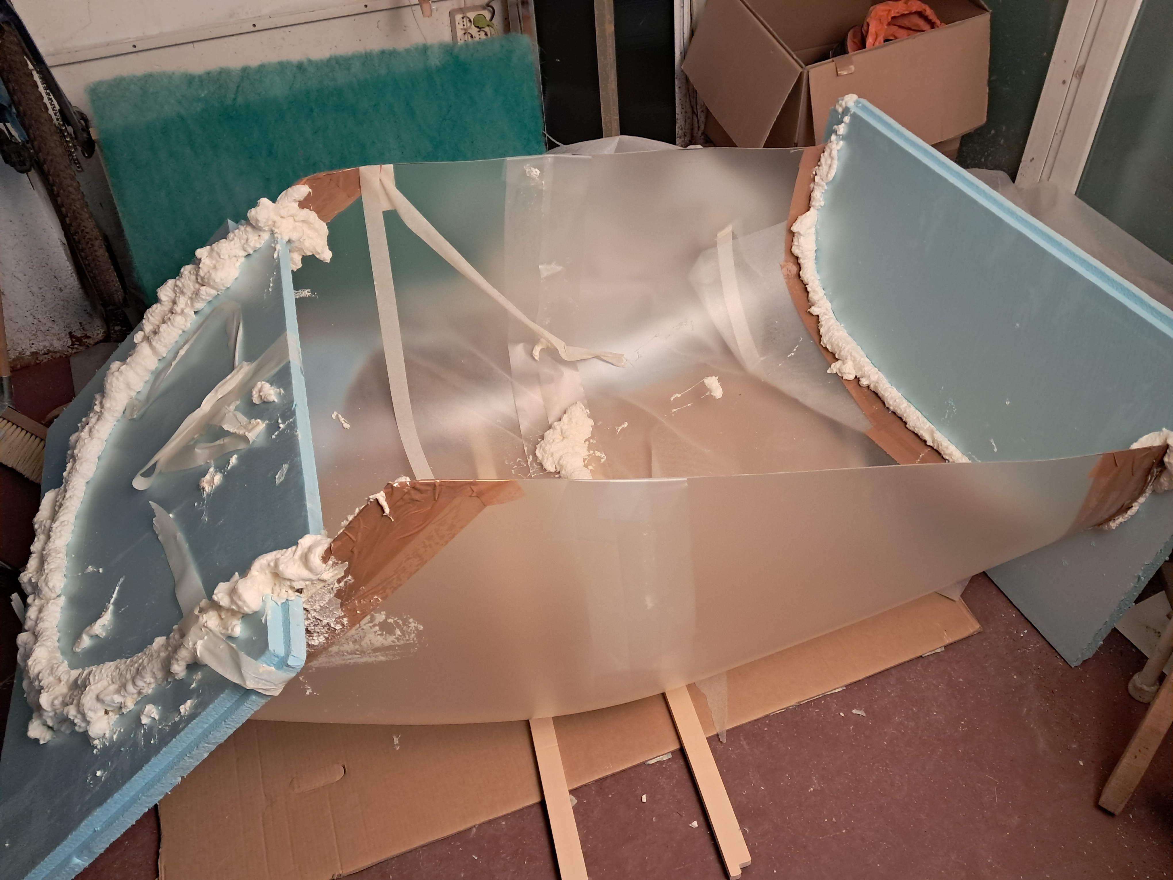 Canopy protection with XPS bulkheads