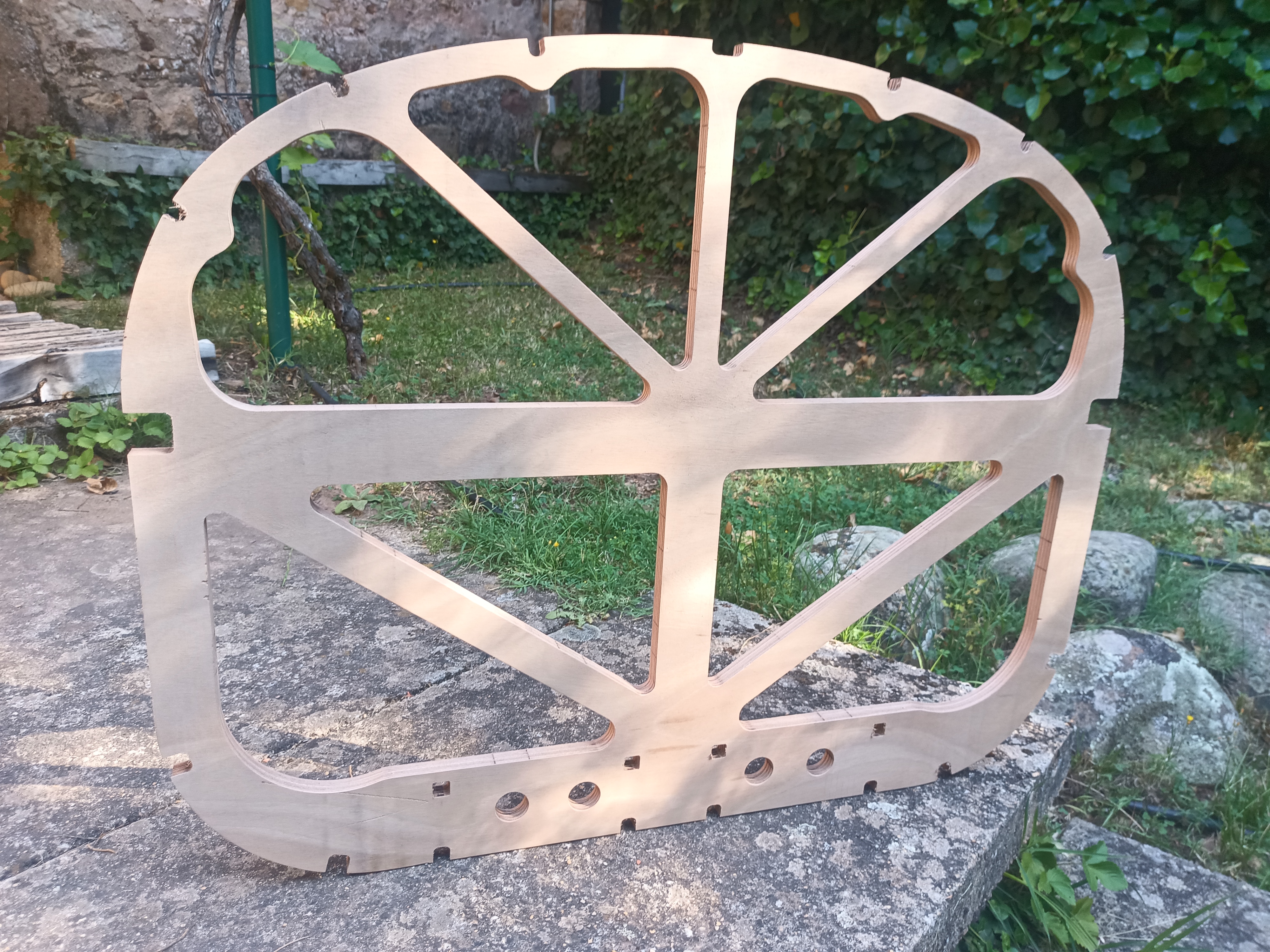 firewall frame sanded