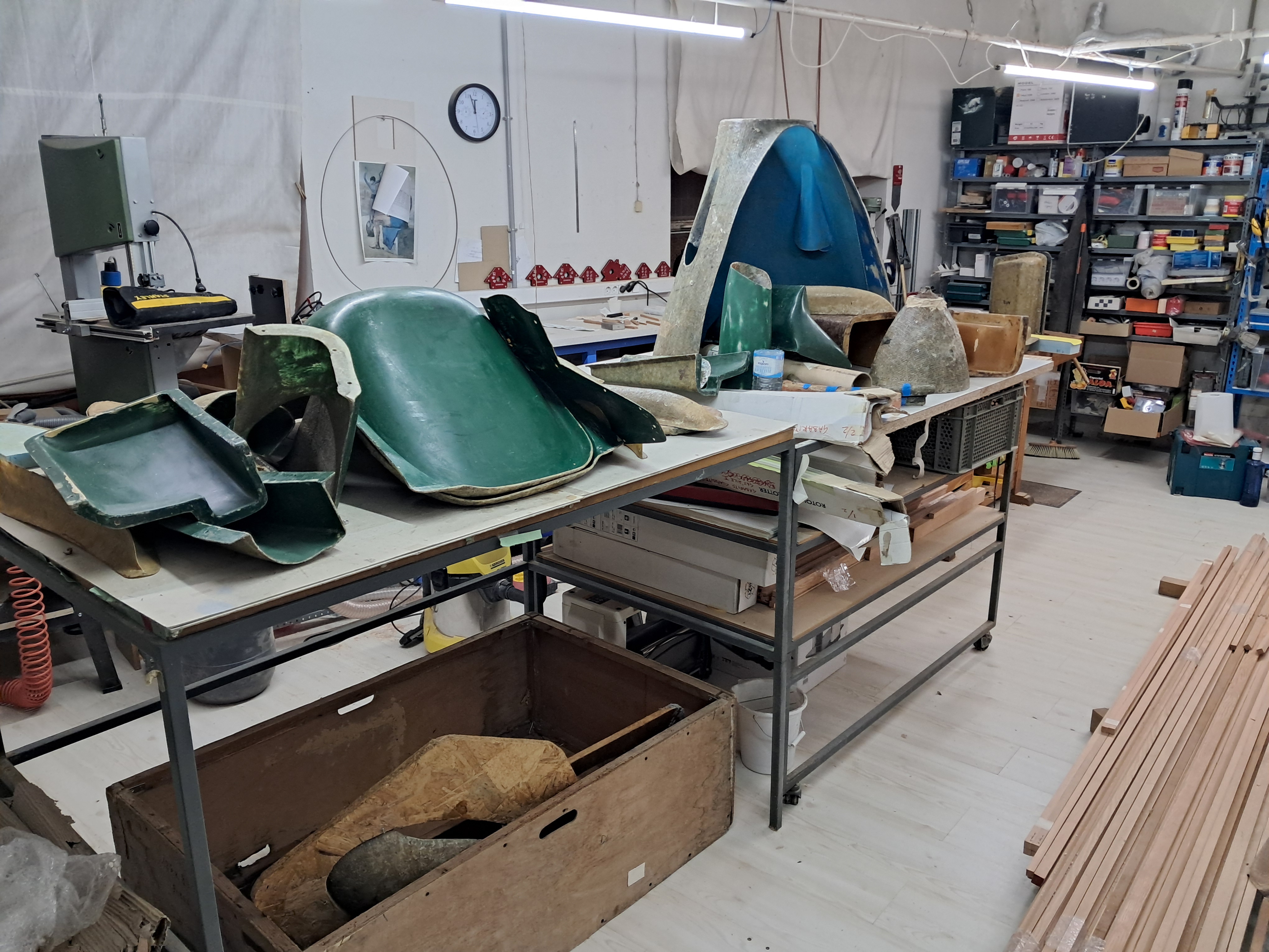 Zu Hause angekommen und das Auto entladen.