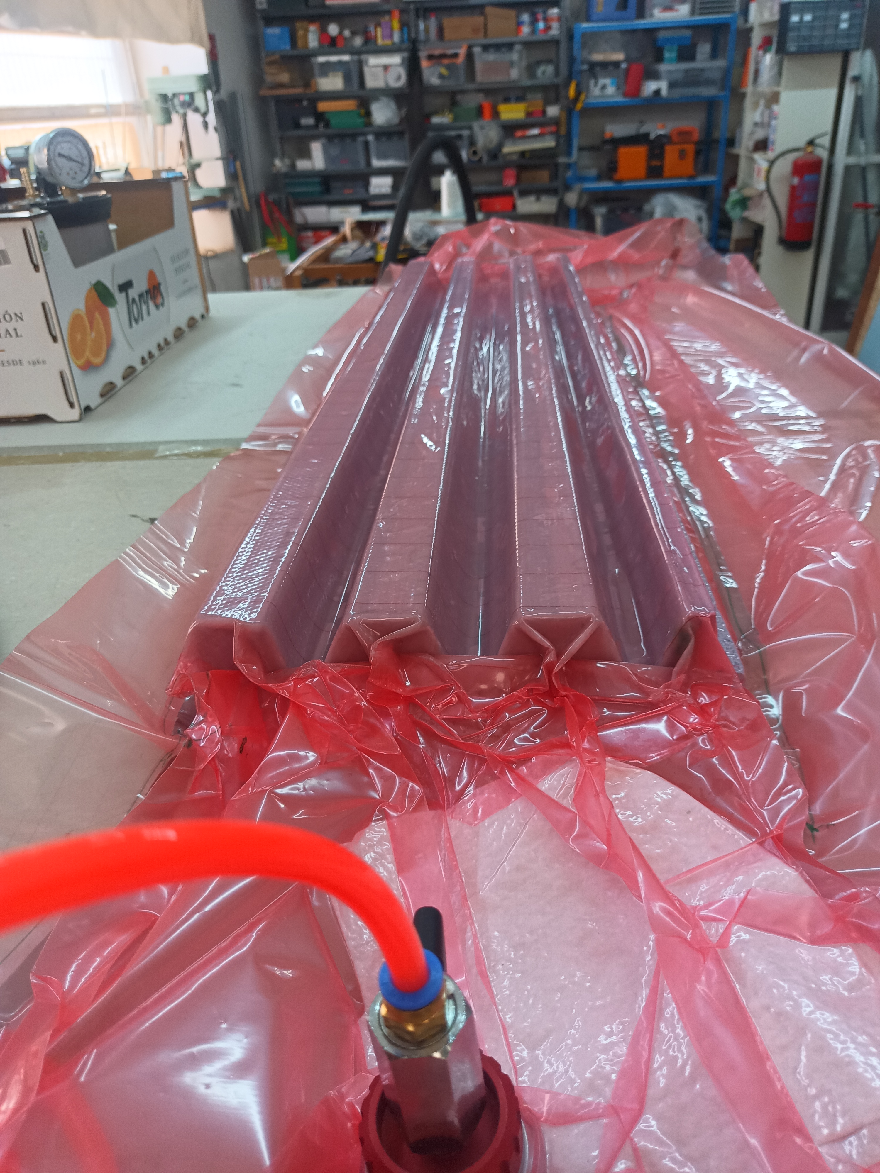 Todo en la bolsa de vacío...