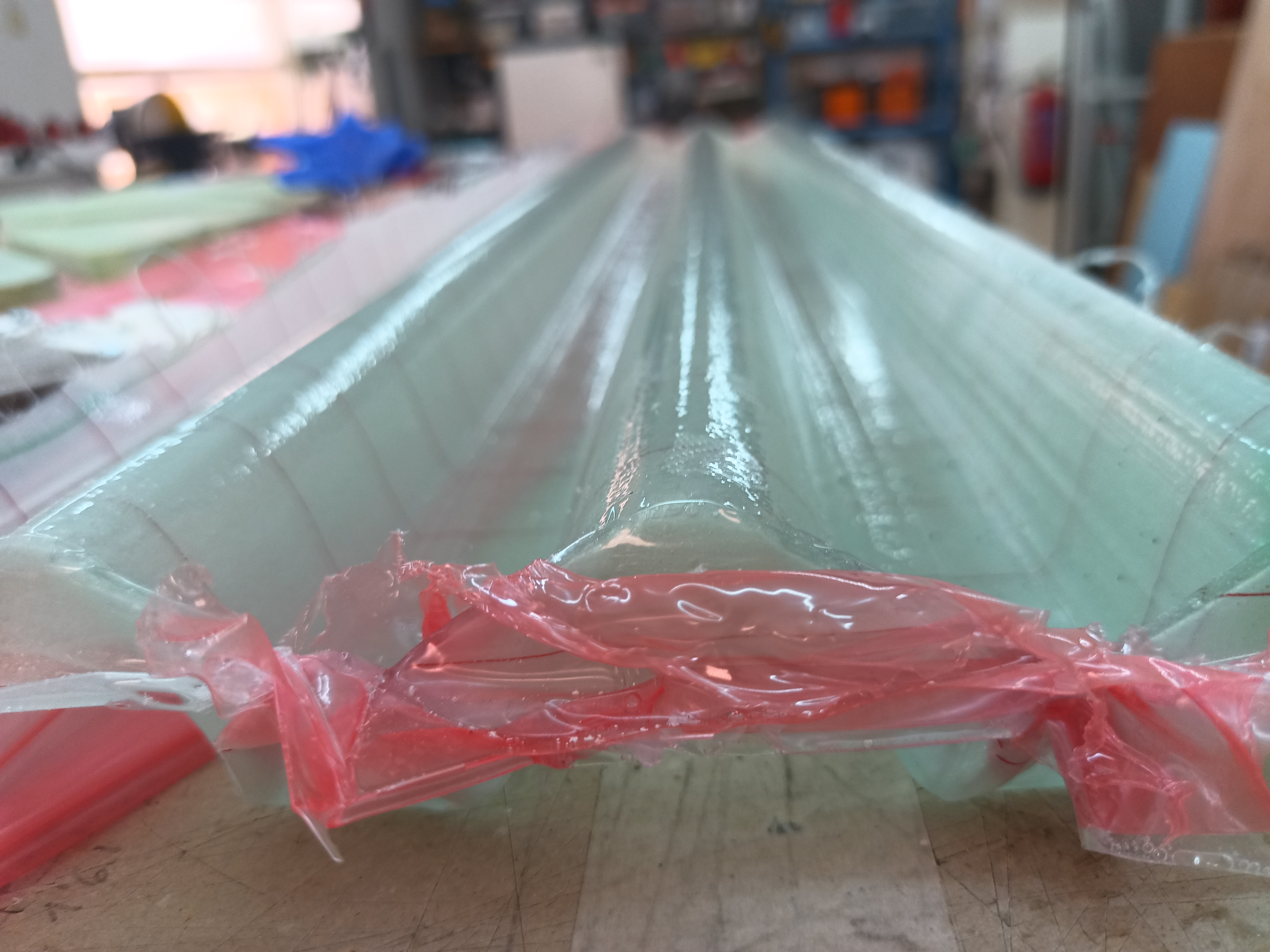 Resultado tras el curado.