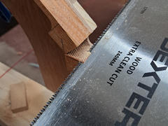 My favorite saw type: a Japanese-style pull saw, although this cheap version is not very good.
