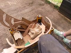 Eine Kiste voller Ecken zum Schleifen.