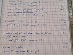 Page de mon journal de bord