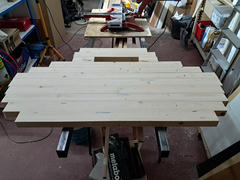 All beams cut to size.