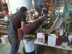 Menos mal que hay amigos con máquinas de verdad.