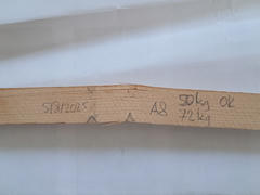 A8 side, failed at 706 N (72 kg)