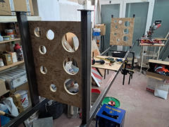 Using panels for lateral stiffness.